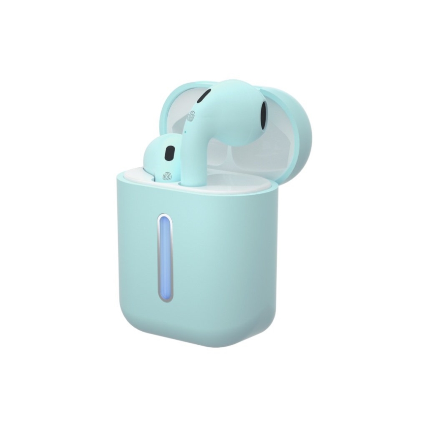 TESLA Electronics - Auriculares sem fios turquesa