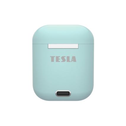 TESLA Electronics - Auriculares sem fios turquesa