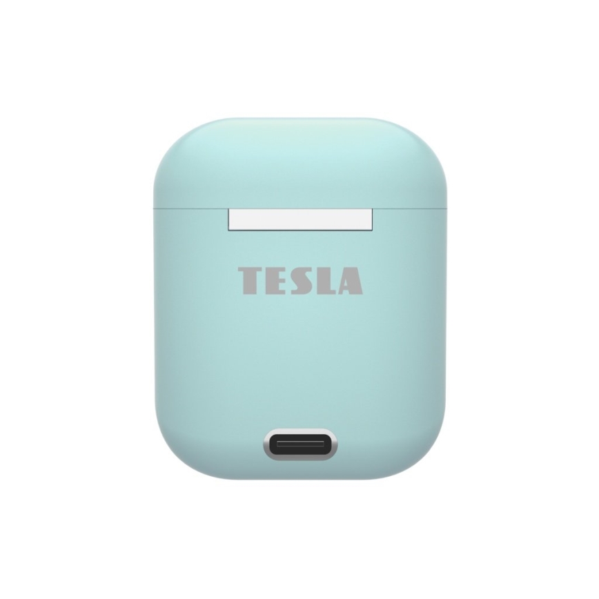 TESLA Electronics - Auriculares sem fios turquesa