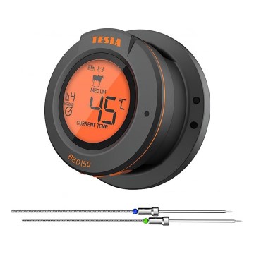 TESLA Electronics Cook - Termómetro digital para carnes com sonda 0-400 °C 2xAA IP65