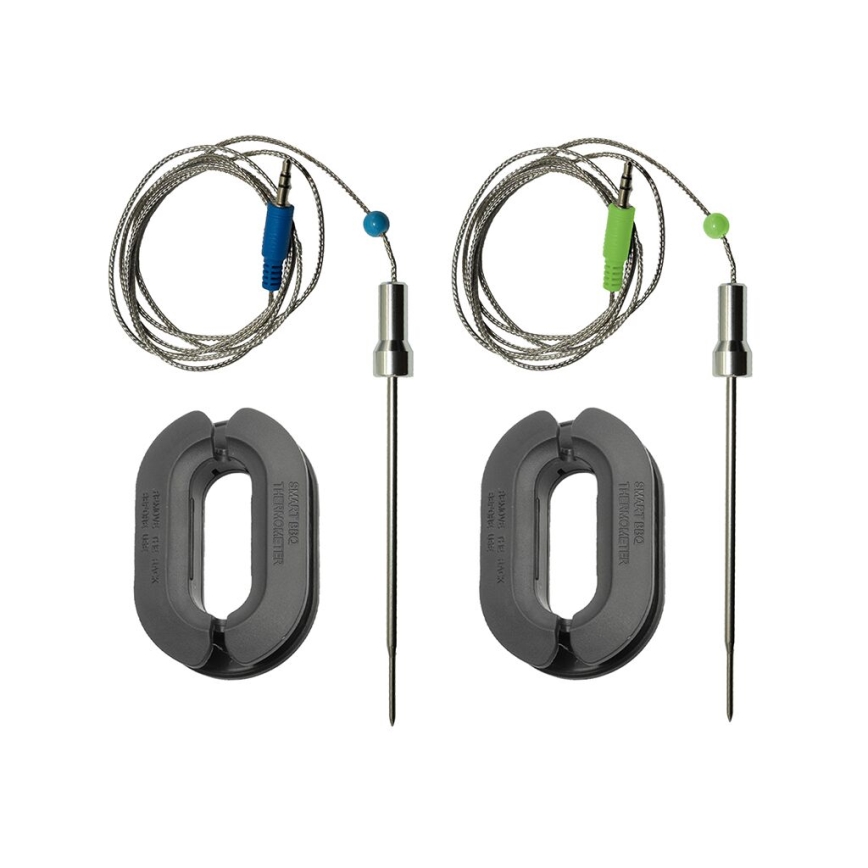 TESLA Electronics Cook - Termómetro digital para carnes com sonda 0-400 °C 2xAA IP65