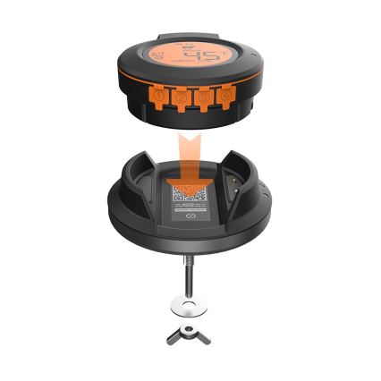 TESLA Electronics Cook - Termómetro digital para carnes com sonda 0-400 °C 2xAA IP65