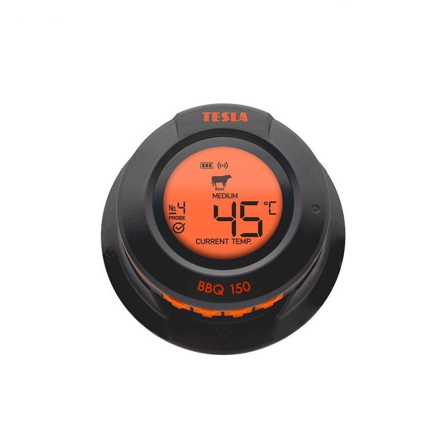 TESLA Electronics Cook - Termómetro digital para carnes com sonda 0-400 °C 2xAA IP65