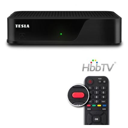 TESLA Electronics - DVB-T2 H.265 (HEVC) receptor 12V + controlo remoto