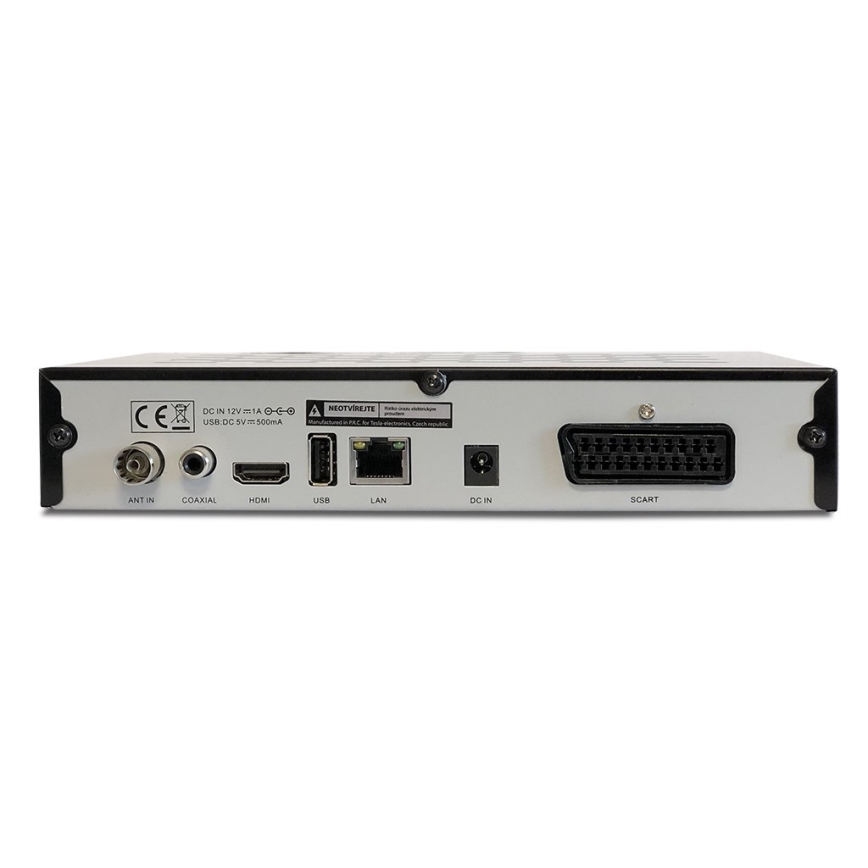 TESLA Electronics - DVB-T2 H.265 (HEVC) receptor + 2x controlo remoto