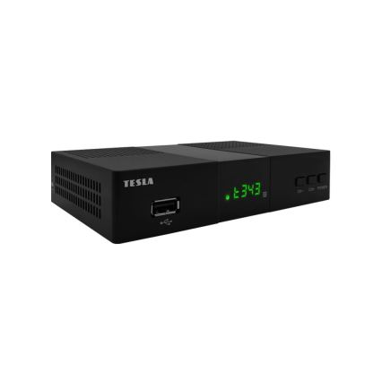 TESLA Electronics - DVB-T2 H.265 (HEVC) receptor 2xAAA + controlo remoto