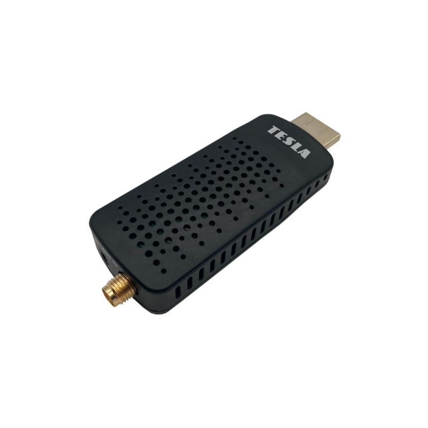 TESLA Electronics - DVB-T2 H.265 (HEVC) recetor, HDMI-CEC 2xAAA + controlo remoto