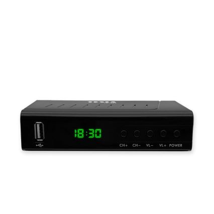 TESLA Electronics - DVB-T2 H.265 (HEVC) recetor, HDMI-CEC 2xAAA + controlo remoto
