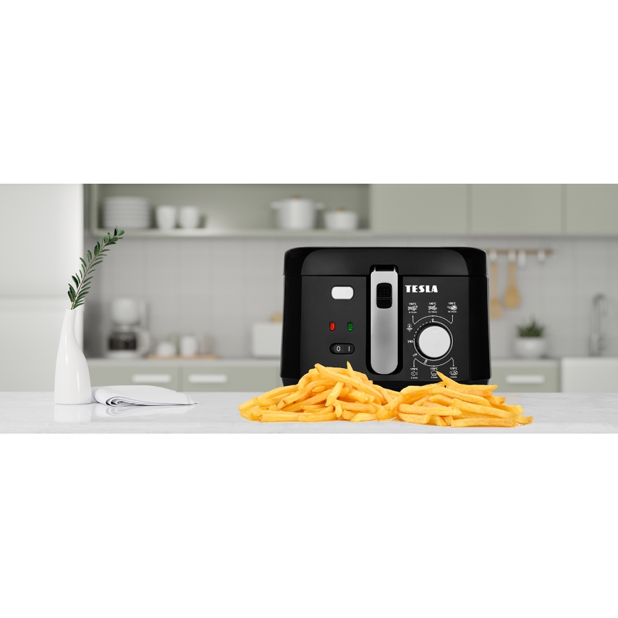 TESLA Electronics EasyCook - Fritadeira 2,5 l 1800W/230V