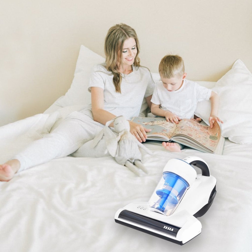 TESLA Electronics LifeStar - Aspirador antibacteriano com pega e candeeiro UV-C 3em1 550W/230V