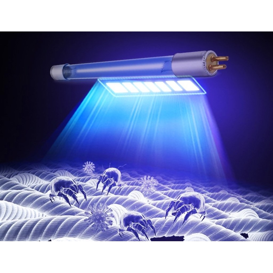 TESLA Electronics LifeStar - Aspirador antibacteriano com pega e candeeiro UV-C 3em1 550W/230V