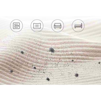 TESLA Electronics LifeStar - Aspirador antibacteriano com pega e candeeiro UV-C 3em1 550W/230V