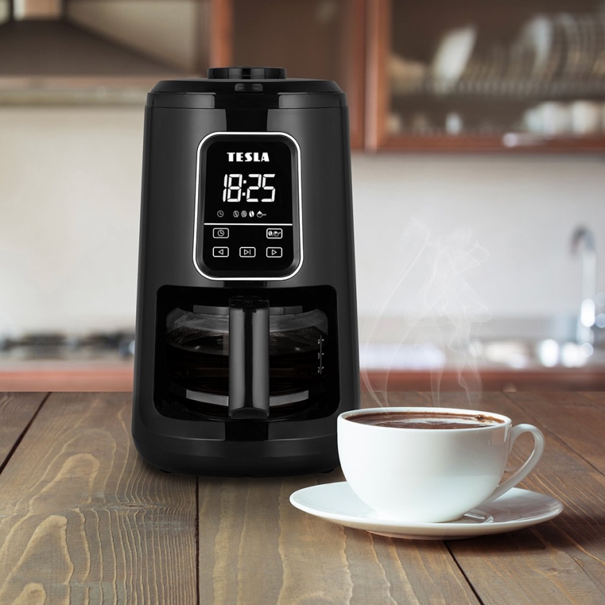 TESLA Electronics - Máquina de café com moedor 2em1 900W/230V