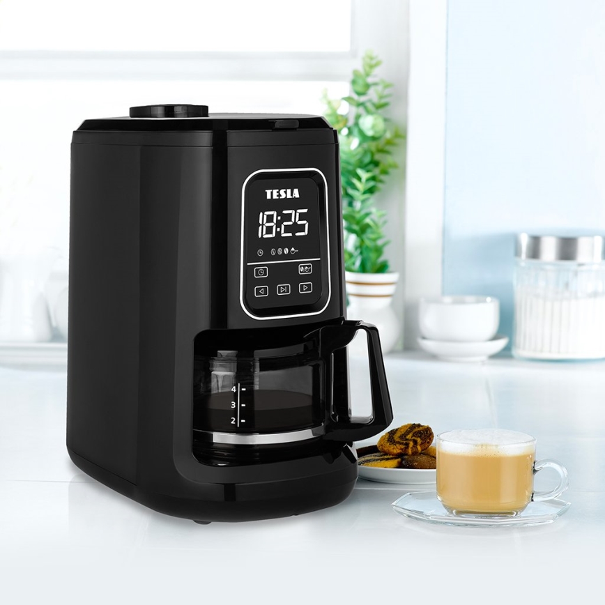 TESLA Electronics - Máquina de café com moedor 2em1 900W/230V