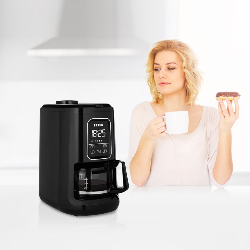 TESLA Electronics - Máquina de café com moedor 2em1 900W/230V