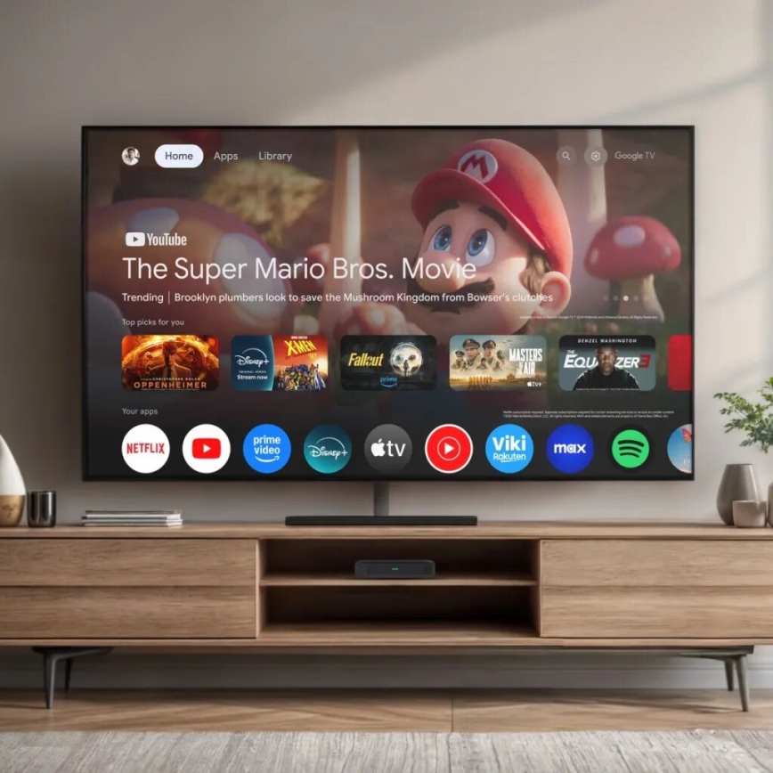 TESLA Electronics MediaBox - Leitor multimédia UHD Wi-Fi + comando