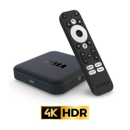 TESLA Electronics MediaBox - Leitor multimédia UHD Wi-Fi + comando