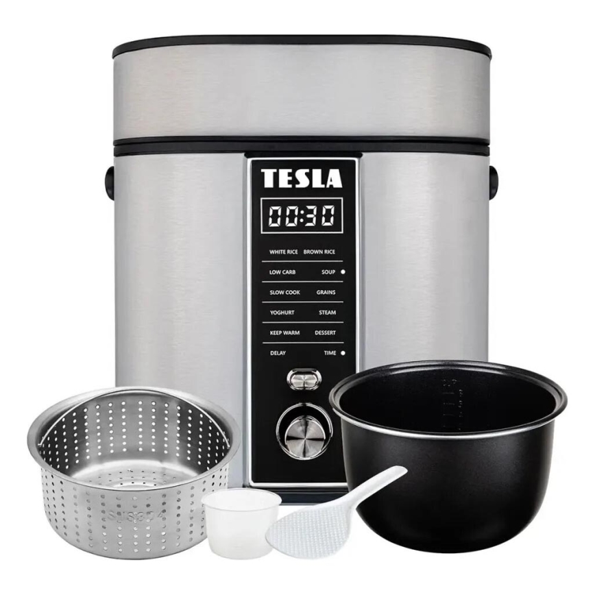 TESLA Electronics MultiCook - Multifuncional panela de arroz 2,1 l 400W/230V