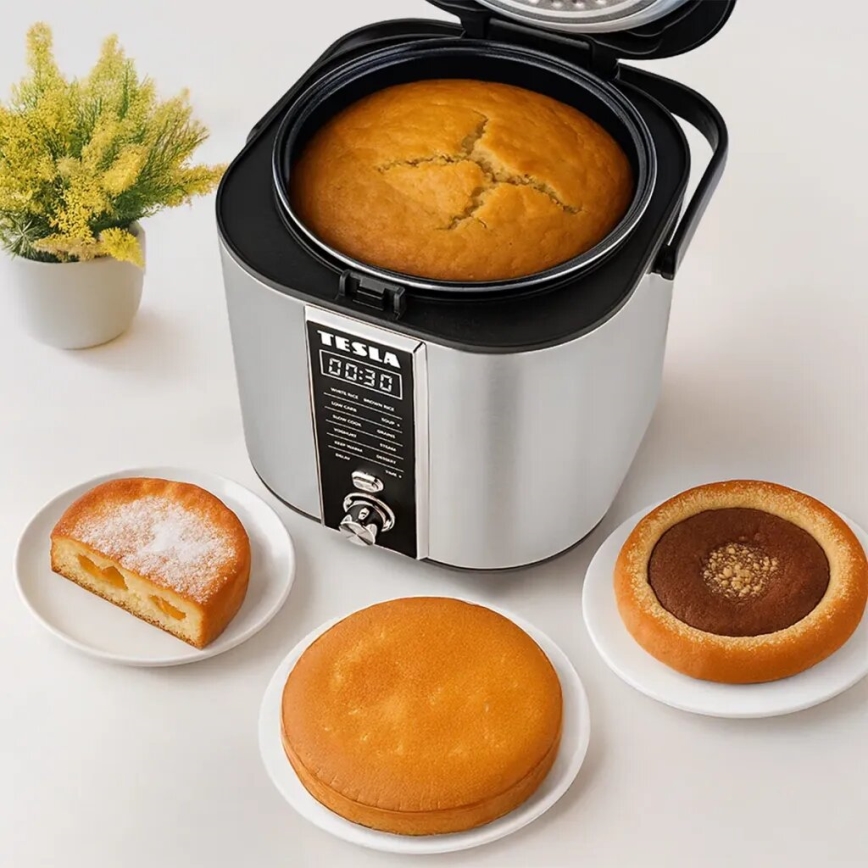 TESLA Electronics MultiCook - Multifuncional panela de arroz 2,1 l 400W/230V