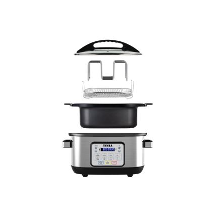 TESLA Electronics MultiCook - Panela elétrica multifunções 6 l 10em1 1250W/230V