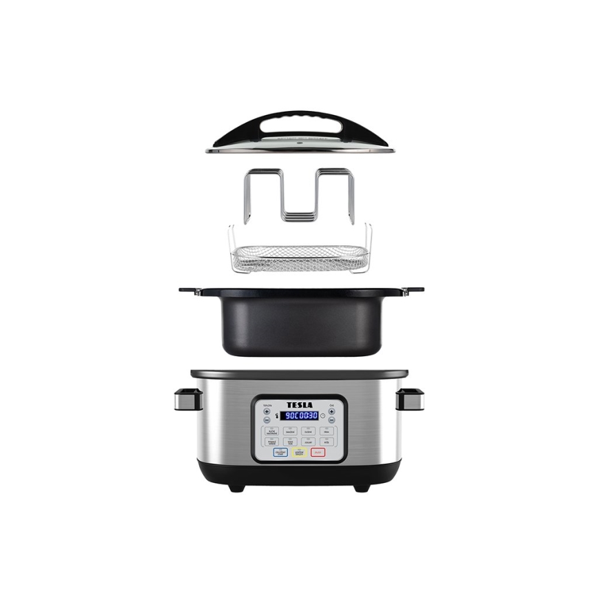 TESLA Electronics MultiCook - Panela elétrica multifunções 6 l 10em1 1250W/230V