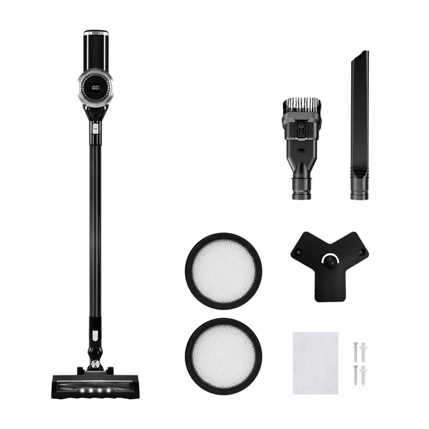 TESLA Electronics PureStar - Aspirador de pé com pega 2em1 150W/2200 mAh 22,2V preto