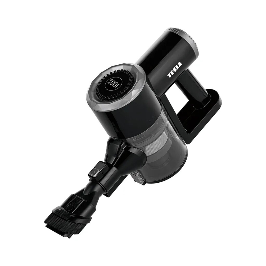 TESLA Electronics PureStar - Aspirador vertical flexível sem fios 2em1 150W/2200 mAh preto