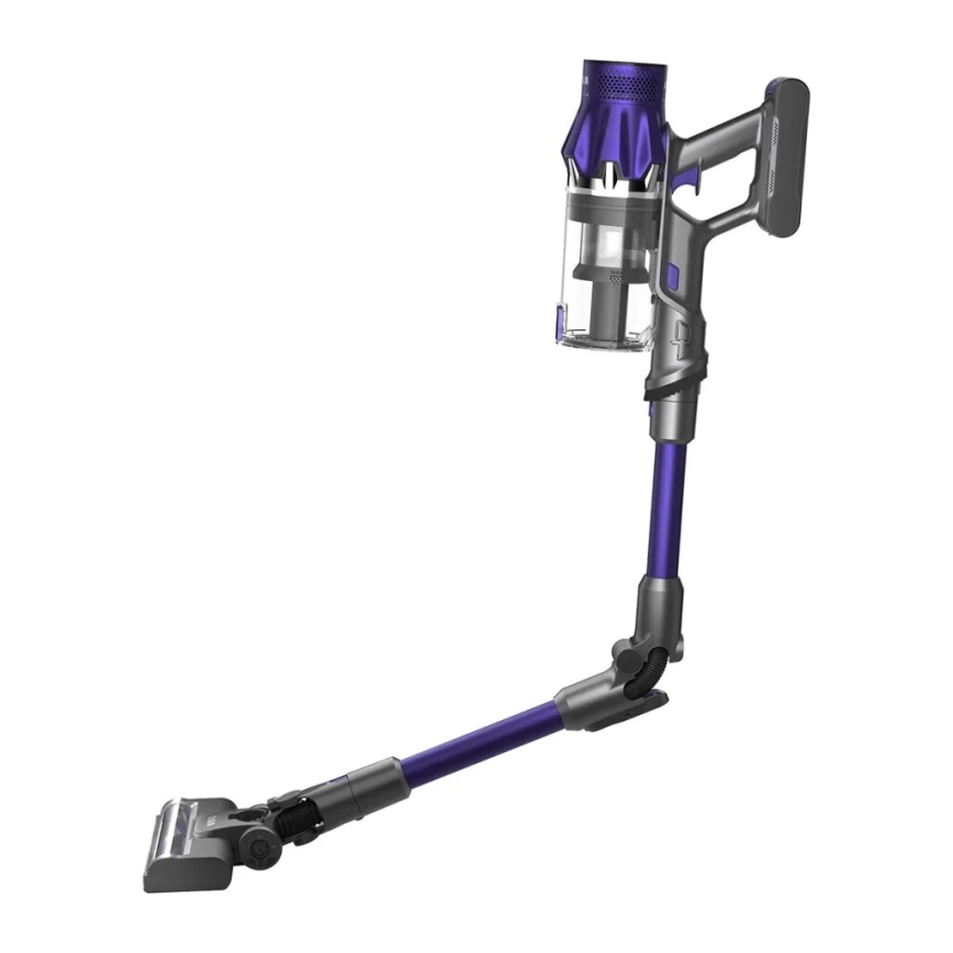 TESLA Electronics PureStar - Aspirador vertical flexível sem fios 2em1 250W/2200 mAh cinzento/roxo