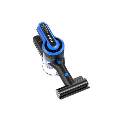 TESLA Electronics PureStar - Aspirador vertical flexível sem fios 3em1 300W/2200 mAh preto/azul