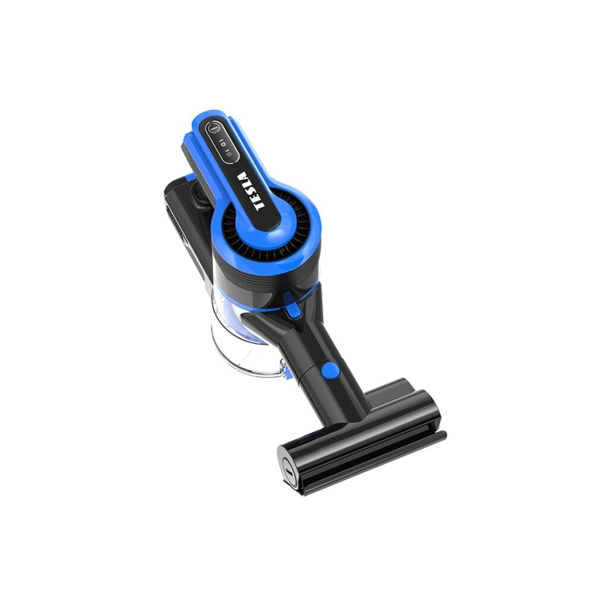 TESLA Electronics PureStar - Aspirador vertical flexível sem fios 3em1 300W/2200 mAh preto/azul