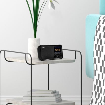 TESLA Electronics - Rádio DAB+ FM 5W/1800 mAh preto