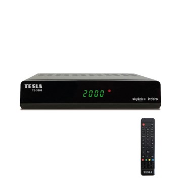 TESLA Electronics - Receptor satélite 2xAAA + controlo remoto