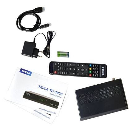 TESLA Electronics - Receptor satélite 2xAAA + controlo remoto