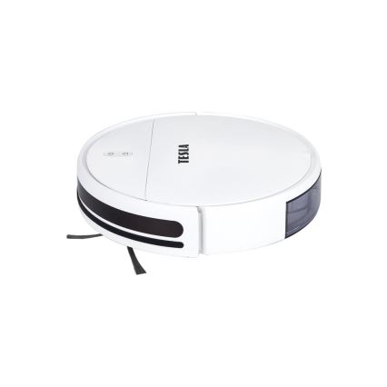 TESLA Electronics RoboStar - Aspirador robô inteligente 2em1 2500 mAh Wi-Fi Tuya branco + controlo remoto
