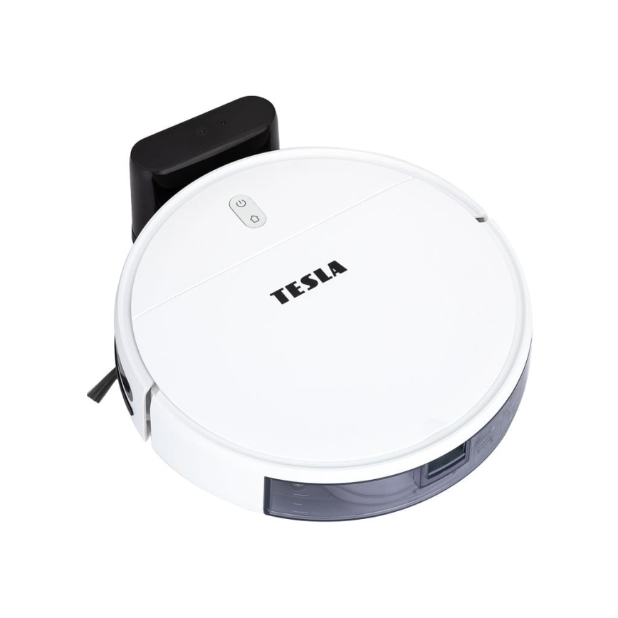 TESLA Electronics RoboStar - Aspirador robô inteligente 2em1 2500 mAh Wi-Fi Tuya branco + controlo remoto