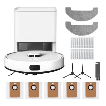 TESLA Electronics RoboStar - Aspirador robô inteligente 2em1 2600 mAh Wi-Fi branco