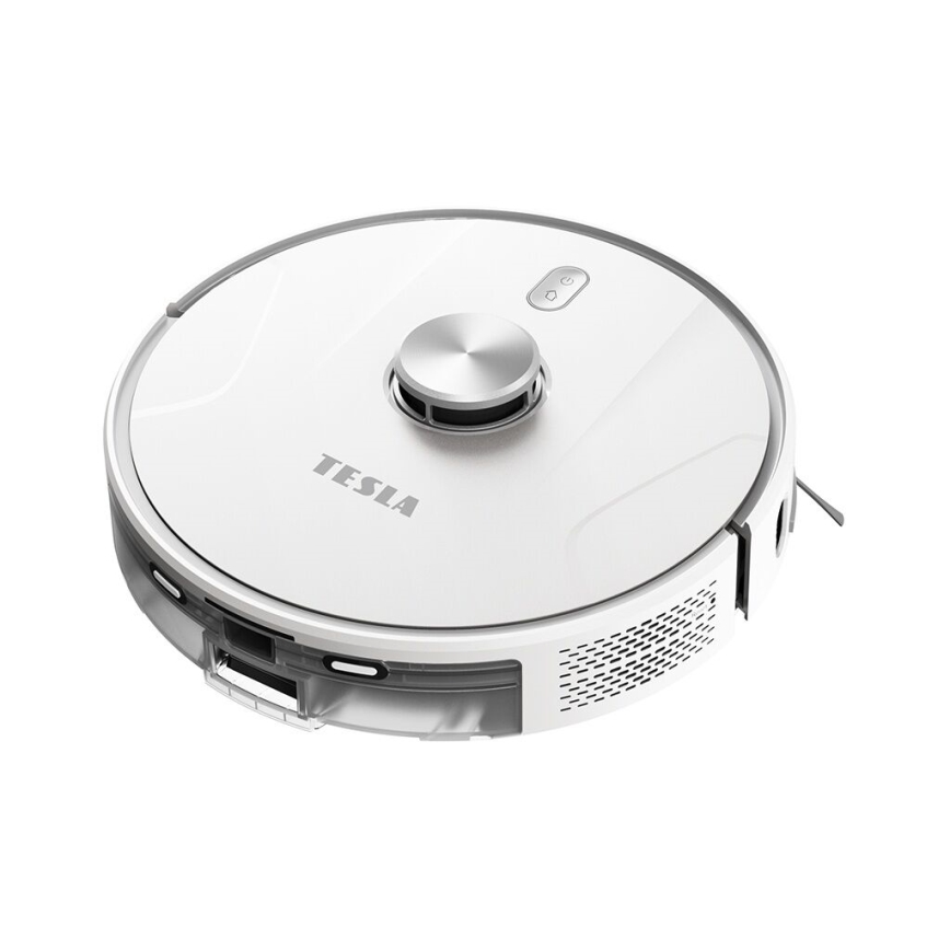 TESLA Electronics RoboStar - Aspirador robô inteligente 2em1 2600 mAh Wi-Fi branco