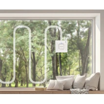 TESLA Electronics RoboStar - Limpador de vidros inteligente com pulverizador de água 72W/230V/650 mAh Wi-Fi + comando