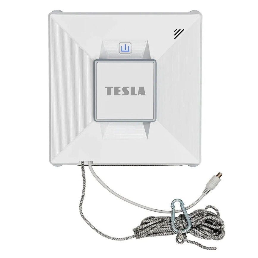 TESLA Electronics RoboStar - Limpador de vidros inteligente com pulverizador de água 72W/230V/650 mAh Wi-Fi + comando