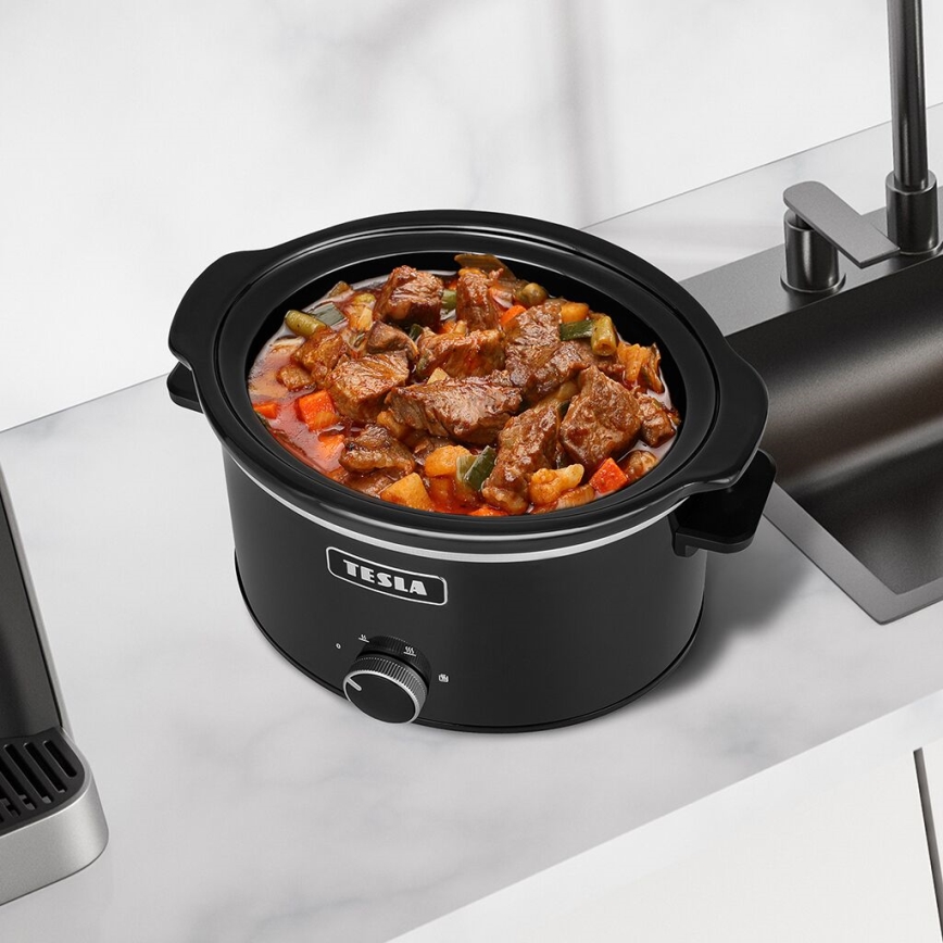 TESLA Electronics SlowCook - Panela de cozedura lenta 3,5 l 200W/230V