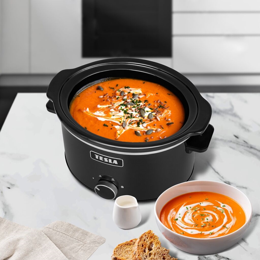 TESLA Electronics SlowCook - Panela de cozedura lenta 3,5 l 200W/230V
