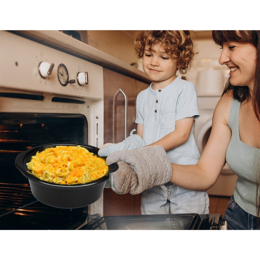 TESLA Electronics SlowCook - Panela de cozedura lenta 5,6 l 250W/230V