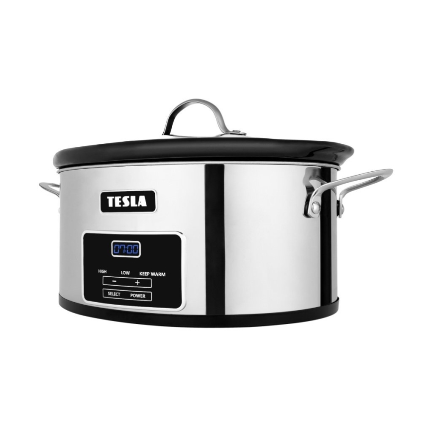 TESLA Electronics SlowCook - Panela de cozedura lenta 5,6 l 250W/230V
