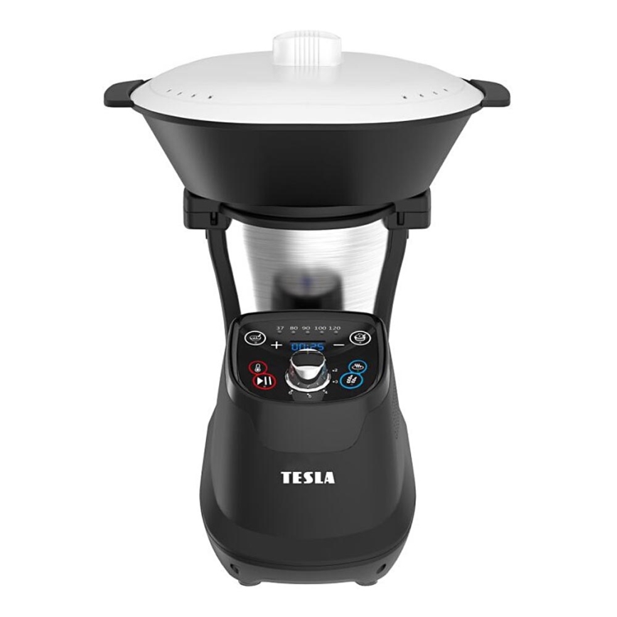 TESLA Electronics ThermoCook - Processador de alimentos multifuncional 1200W/230V aço inoxidável