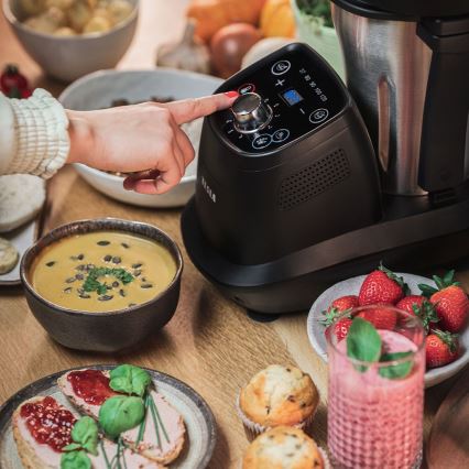TESLA Electronics ThermoCook - Processador de alimentos multifuncional 1200W/230V aço inoxidável