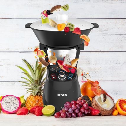TESLA Electronics ThermoCook - Processador de alimentos multifuncional 1200W/230V aço inoxidável