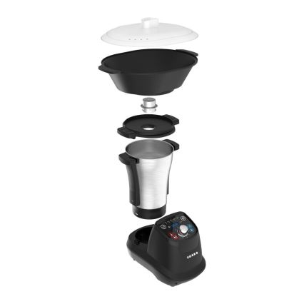 TESLA Electronics ThermoCook - Processador de alimentos multifuncional 1200W/230V aço inoxidável