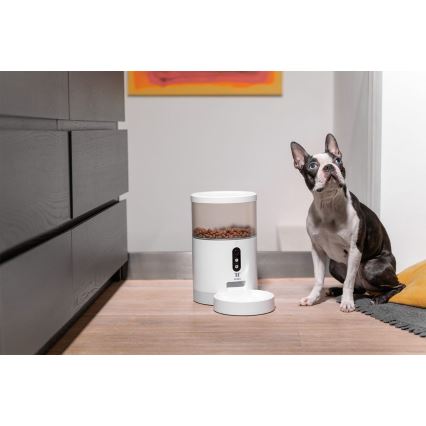TESLA Smart - Alimentador automático inteligente com uma câmara para animais de estimação 4 l 5V/3xLR20 Wi-Fi