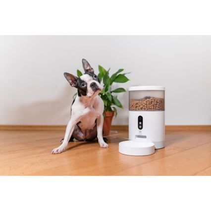 TESLA Smart - Alimentador automático inteligente com uma câmara para animais de estimação 4 l 5V/3xLR20 Wi-Fi