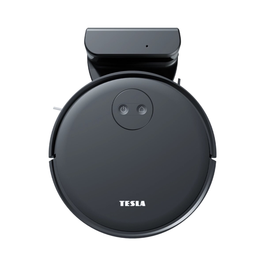 TESLA Smart - Aspirador robô inteligente 2 em 1 2000 mAh Wi-Fi preto + controlo remoto